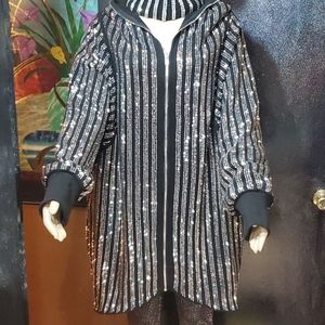 Rhinestone Studded Jacket